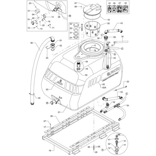 Reservatório def Uniport 2000 Plus 1265139 (CONJUNTO COMPLETO) Reservatório def Uniport 2000 Plus 1265139 (CONJUNTO COMPLETO)