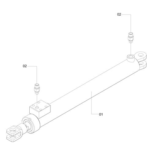 CILINDRO HIDRÁULICO 1173438 (CONJUNTO COMPLETO) CILINDRO HIDRÁULICO 1173438 (CONJUNTO COMPLETO)