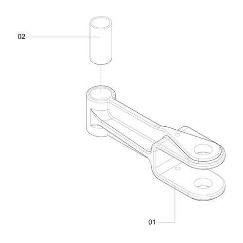 BRAÇO DE LIGAÇÃO PRENSADO 1189564 (CONJUNTO COMPLETO) BRAÇO DE LIGAÇÃO PRENSADO 1189564 (CONJUNTO COMPLETO)