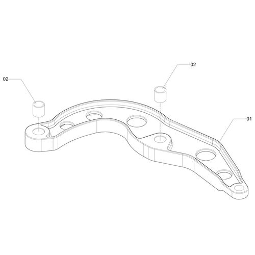 Braço articulação principal prensado 1189563 (CONJUNTO COMPLETO) Braço articulação principal prensado 1189563 (CONJUNTO COMPLETO)