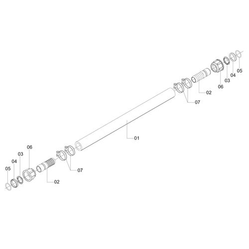 CONJUNTO MANGUEIRAS RAMAL CENTRAL 1189987 (CONJUNTO COMPLETO) CONJUNTO MANGUEIRAS RAMAL CENTRAL 1189987 (CONJUNTO COMPLETO)