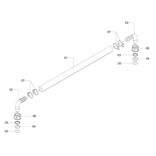 Conjunto mangueira de alimentação 360 1195417 (CONJUNTO COMPLETO) Conjunto mangueira de alimentação 360 1195417 (CONJUNTO COMPLETO)