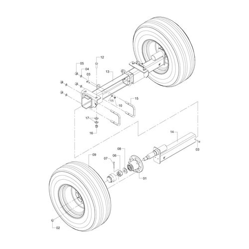 Eixo regulável NR. 13 997551 (CONJUNTO COMPLETO) Eixo regulável NR. 13 997551 (CONJUNTO COMPLETO)