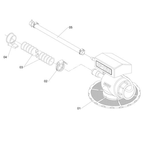 EJETOR JACTO PARA 150 L./MIN. ( C/MANG. - 1149291 - VERSÃO - 2012/4-  -0