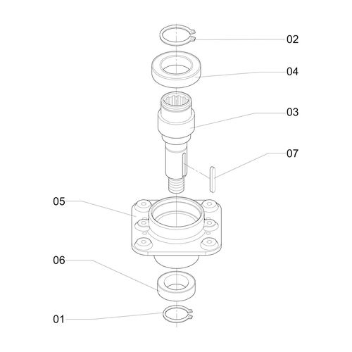 MANCAL DO VENTILADOR DE SUCCAO - 993352 - VERSÃO - SAP-2010/2-  -1