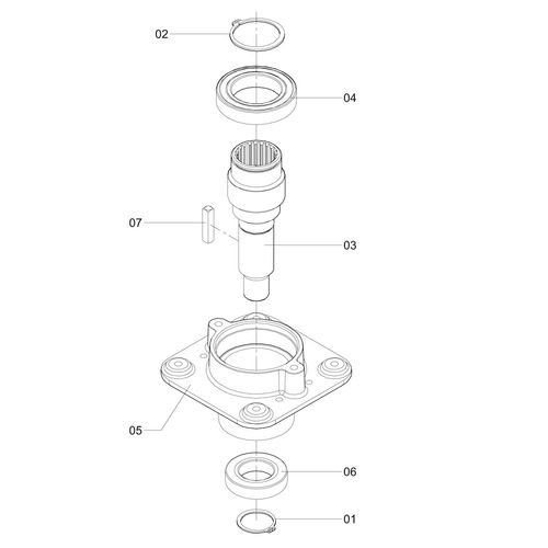MANCAL DO VENTILADOR DE SUCCAO - 993352 - VERSÃO - SAP-2014/1-02-1