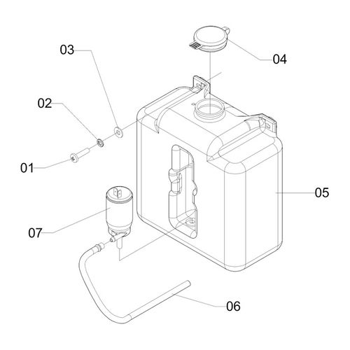 Lavador do parabrisa 258326 (CONJUNTO COMPLETO) Lavador do parabrisa 258326 (CONJUNTO COMPLETO)