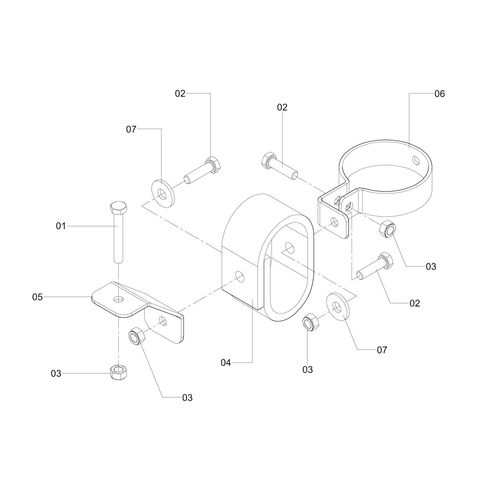 CONJUNTO ( ABRACADEIRA P/ESCAPAMENTO ALO 266775 (CONJUNTO COMPLETO) CONJUNTO ( ABRACADEIRA P/ESCAPAMENTO ALO 266775 (CONJUNTO COMPLETO)