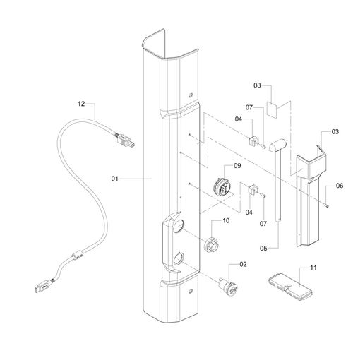 COLUNA CENTRAL DIREITA - COMPLETA 1172087 (CONJUNTO COMPLETO) COLUNA CENTRAL DIREITA - COMPLETA 1172087 (CONJUNTO COMPLETO)