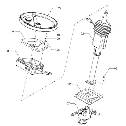 COLUNA DE DIREÇÃO - COMPLETA 1226296 (CONJUNTO COMPLETO) COLUNA DE DIREÇÃO - COMPLETA 1226296 (CONJUNTO COMPLETO)