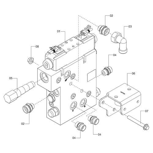VÁLVULA TRIMBLE 1225911 (CONJUNTO COMPLETO) VÁLVULA TRIMBLE 1225911 (CONJUNTO COMPLETO)