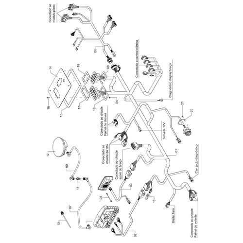 Módulo cabine piloto hidráulico trb 1234126 (CONJUNTO COMPLETO) Módulo cabine piloto hidráulico trb 1234126 (CONJUNTO COMPLETO)