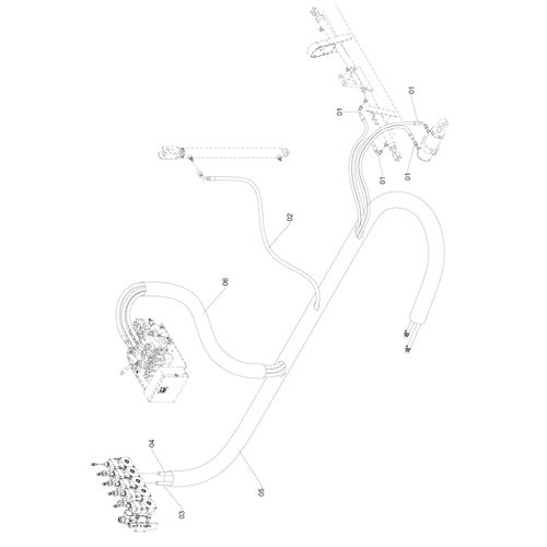 CONJUNTO MANGUEIRA - COMANDO A BARRA - E 365221 (CONJUNTO COMPLETO) CONJUNTO MANGUEIRA - COMANDO A BARRA - E 365221 (CONJUNTO COMPLETO)