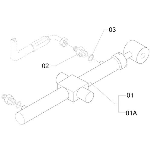 Cilindro hidráulico inclinação do quadro 922344 (CONJUNTO COMPLETO) Cilindro hidráulico inclinação do quadro 922344 (CONJUNTO COMPLETO)