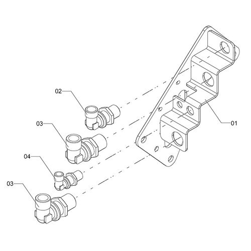 PAINEL HIDRÁULICO DIREITO 1234516 (CONJUNTO COMPLETO) PAINEL HIDRÁULICO DIREITO 1234516 (CONJUNTO COMPLETO)