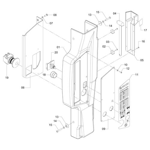 COLUNA CENTRAL DIREITA COMPLETA STAR 1150887 (CONJUNTO COMPLETO) COLUNA CENTRAL DIREITA COMPLETA STAR 1150887 (CONJUNTO COMPLETO)