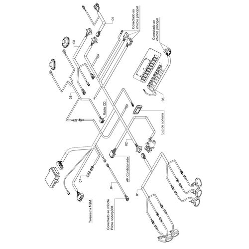 Módulo cabine piloto hidráulico 4530 - 1190691 - VERSÃO - 2015/5-D -0
