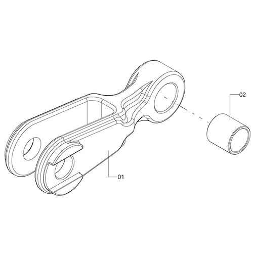 BRAÇO DE LIGAÇÃO ART. SEGMENTO 3-PRENSAD 1201823 (CONJUNTO COMPLETO) BRAÇO DE LIGAÇÃO ART. SEGMENTO 3-PRENSAD 1201823 (CONJUNTO COMPLETO)