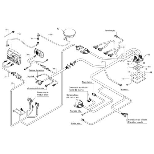 MÓDULO CABINE 1219051 (CONJUNTO COMPLETO) MÓDULO CABINE 1219051 (CONJUNTO COMPLETO)