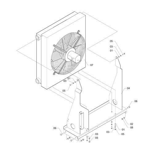 RADIADOR DE ÓLEO - MONTAGEM MECÂNICA - 51242 - VERSÃO - 0-0/0-  -0
