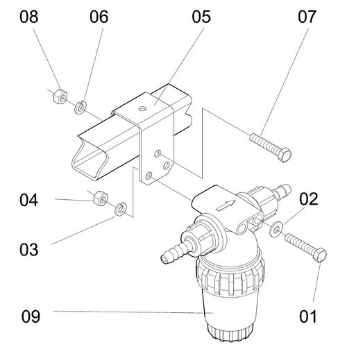 KIT FILTRO DE LINHA 2 -300 63495 (CONJUNTO COMPLETO) KIT FILTRO DE LINHA 2 -300 63495 (CONJUNTO COMPLETO)