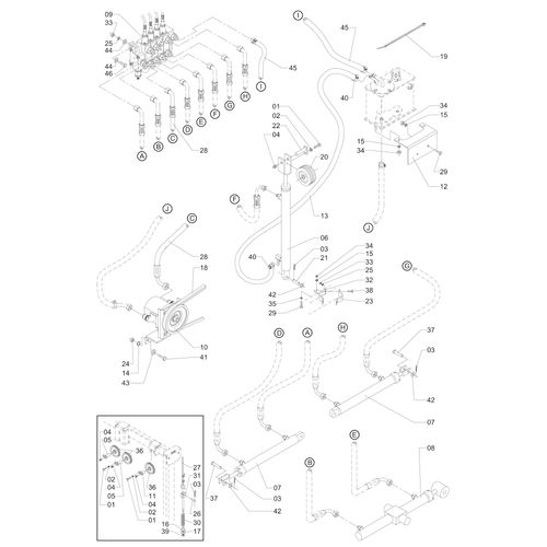 CIRC HIDR CABO CL-AD18 133132 (CONJUNTO COMPLETO) CIRC HIDR CABO CL-AD18 133132 (CONJUNTO COMPLETO)