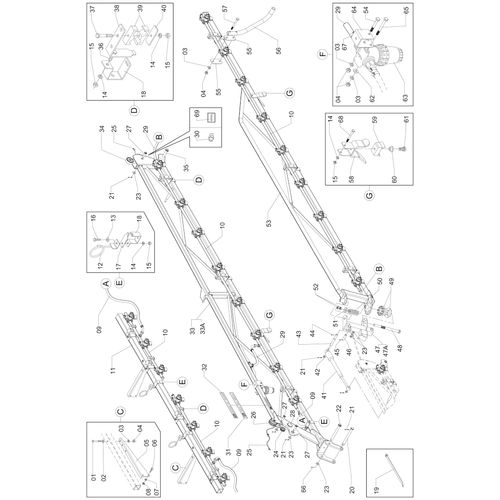 BARRA PULV.14M CN-AM/800 35 AGD 2V 138685 (CONJUNTO COMPLETO) BARRA PULV.14M CN-AM/800 35 AGD 2V 138685 (CONJUNTO COMPLETO)