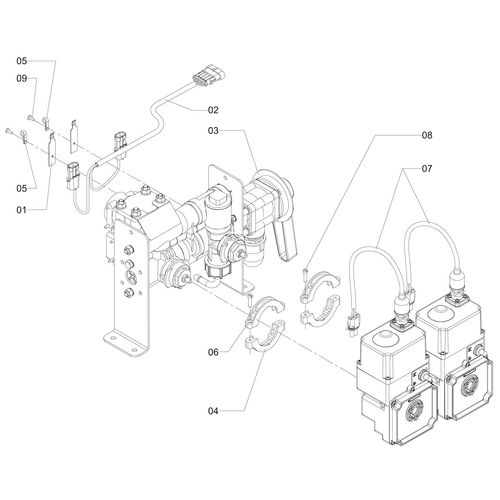 COMANDO MF-2000 ELETRICO - JATAO 600 139378 (CONJUNTO COMPLETO) COMANDO MF-2000 ELETRICO - JATAO 600 139378 (CONJUNTO COMPLETO)