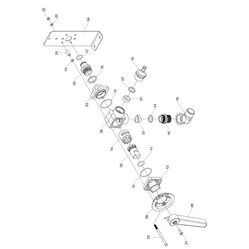 Válvula do comando elétrico - 140160 - VERSÃO - 0-0/0-  -0