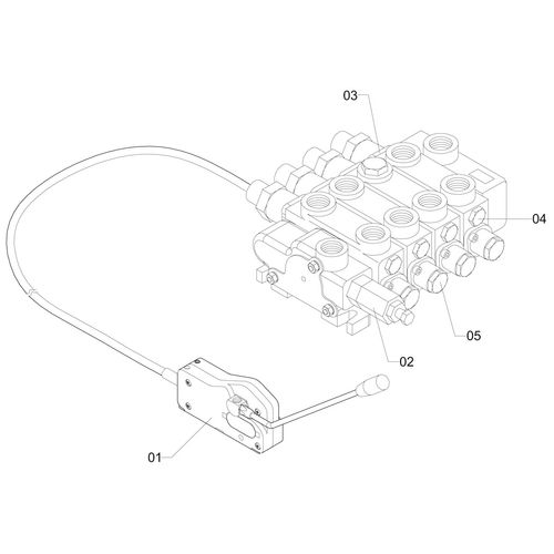 Comando hidráulico - 148544 - VERSÃO - 0-0/0-  -0