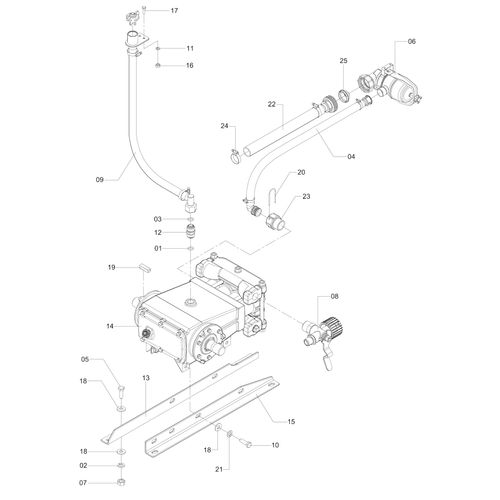 Conj. bomba JP 100 CN-M12/AM12/14 151944 (CONJUNTO COMPLETO)