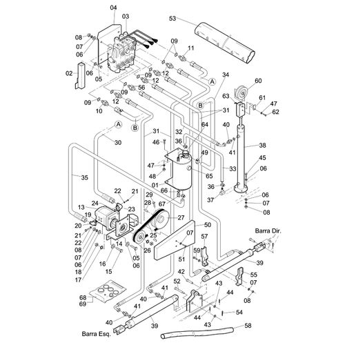Circ.hidr.de alavanca CN-AM-14 - 153155 - VERSÃO - 0-0/0-  -0