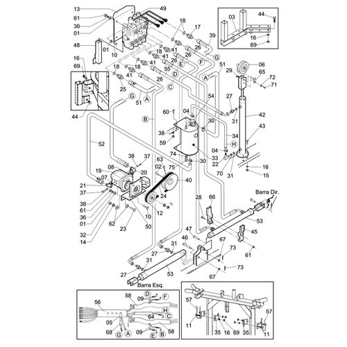 Circ.hidr.de alavanca CN-AM-14 - 153155 - VERSÃO - 0-0/0-  -3