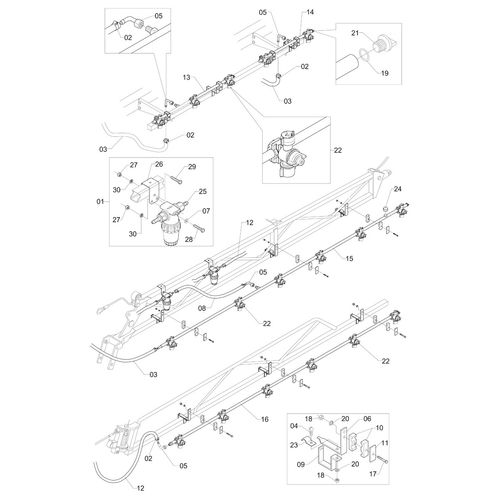 CONJUNTO ( RAMAL ESP. 50 / AGD - 4V ) - 153817 - VERSÃO - 0-0/0-  -4