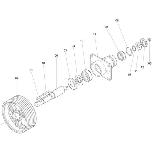 MANCAL DA TRANSMISSÃO MOTORA 155374 (CONJUNTO COMPLETO) MANCAL DA TRANSMISSÃO MOTORA 155374 (CONJUNTO COMPLETO)