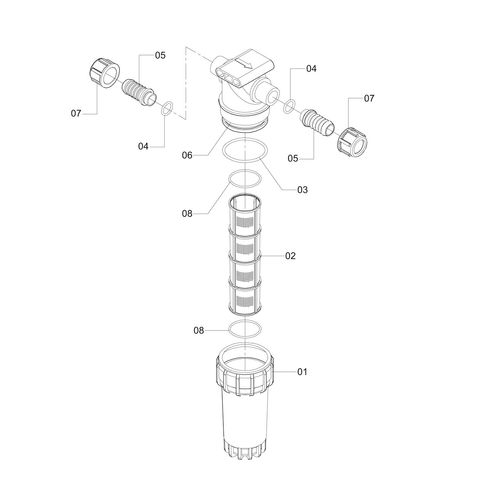 FILTRO LINHA VI MALHA 80-BICO 3/4 FILTRO LINHA VI MALHA 80-BICO 3/4