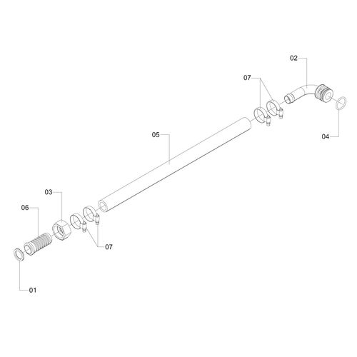MANGUEIRA DO COMANDO A BOMBA - VDC/JSC/E 161745 (CONJUNTO COMPLETO) MANGUEIRA DO COMANDO A BOMBA - VDC/JSC/E 161745 (CONJUNTO COMPLETO)