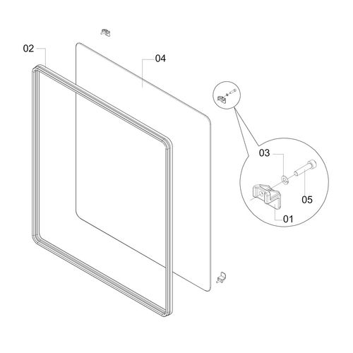 VIDRO TRASEIRO COMPLETO 164110 (CONJUNTO COMPLETO) VIDRO TRASEIRO COMPLETO 164110 (CONJUNTO COMPLETO)