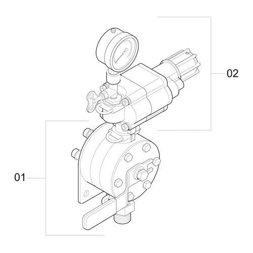 COMANDO JACTO PARA 42L/MIN-MOD. COMANDO JACTO PARA 42L/MIN-MOD.