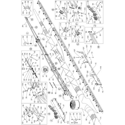 BARRA PULV.18M ADV 2000-VO 50 AGD 175109 (CONJUNTO COMPLETO) BARRA PULV.18M ADV 2000-VO 50 AGD 175109 (CONJUNTO COMPLETO)