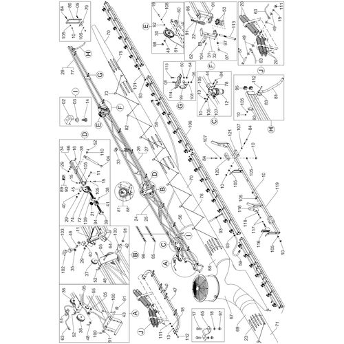 BARRA PULV.18M ADV 2000-VO 35 AGD 175240 (CONJUNTO COMPLETO) BARRA PULV.18M ADV 2000-VO 35 AGD 175240 (CONJUNTO COMPLETO)