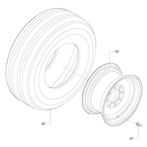 CONJUNTO DE PNEU 11L-15 C/RODA 8 FUROS 176917 (CONJUNTO COMPLETO) CONJUNTO DE PNEU 11L-15 C/RODA 8 FUROS 176917 (CONJUNTO COMPLETO)