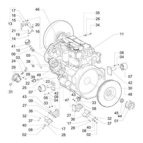 MOTOR PERKINS 138 CV - COMPLETO - 184647 - VERSÃO - 0-0/0-  -0