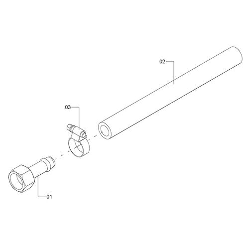 MANGUEIRA DO SEGMENTO II AO SEGMENTO III 184846 (CONJUNTO COMPLETO)