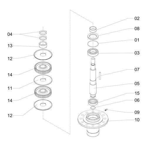 EIXO MOTRIZ 185579 (CONJUNTO COMPLETO) EIXO MOTRIZ 185579 (CONJUNTO COMPLETO)