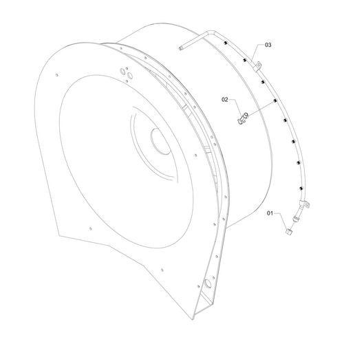 RAMAL COMPLETO ESQUERDO P/ 8 BICOS 186510 (CONJUNTO COMPLETO) RAMAL COMPLETO ESQUERDO P/ 8 BICOS 186510 (CONJUNTO COMPLETO)