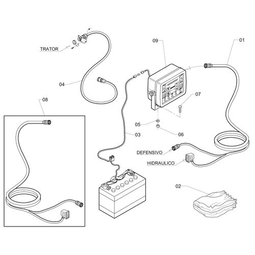 CAIXA AC EL CL-AD18 JEC3300 186981 (CONJUNTO COMPLETO)