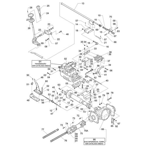 TRANSMISSÃO E COMPLEMENTOS 188722 (CONJUNTO COMPLETO)