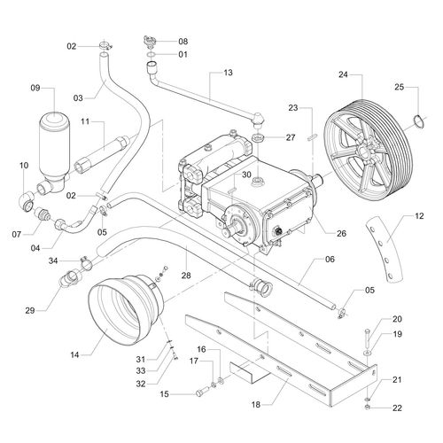 CONJ BOMBA JP100 MF ELEL FC-VO - 189043 - VERSÃO - SAP-2014/5-  -0