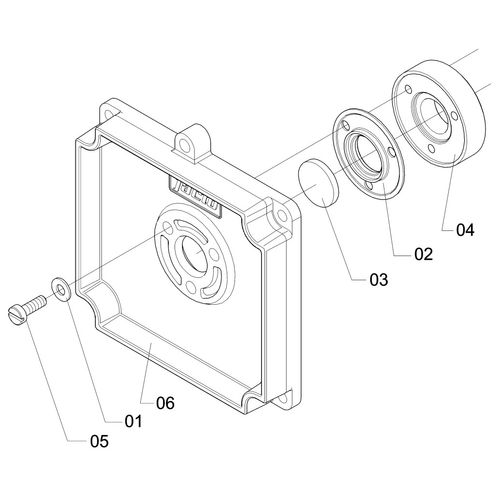 TAMPA DA CAIXA DE ENGRENAGENS - COMPLETA - 189803 - VERSÃO - 0-0/0-  -1